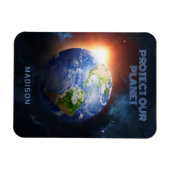 Benutzerdefinierter Planet Erde Magnet (Horizontal)