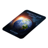 Benutzerdefinierter Planet Erde Magnet (Linke Seite)
