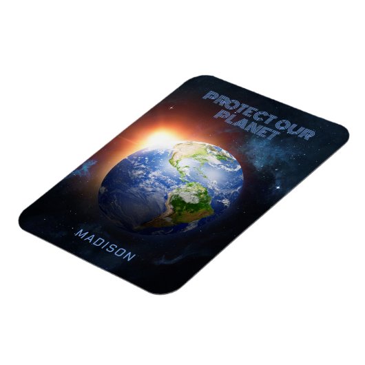 Benutzerdefinierter Planet Erde Magnet (Linke Seite)