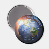 Benutzerdefinierter Planet Erde Magnet (Vorderseite/Rückseite)