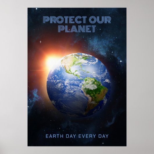 Benutzerdefinierter Planet Erde Poster (Vorne)