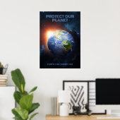 Benutzerdefinierter Planet Erde Poster (Heimbüro)