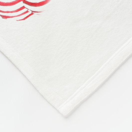 Benutzerdefinierter Player oder Teamname oder Text Fleecedecke (Ecke)