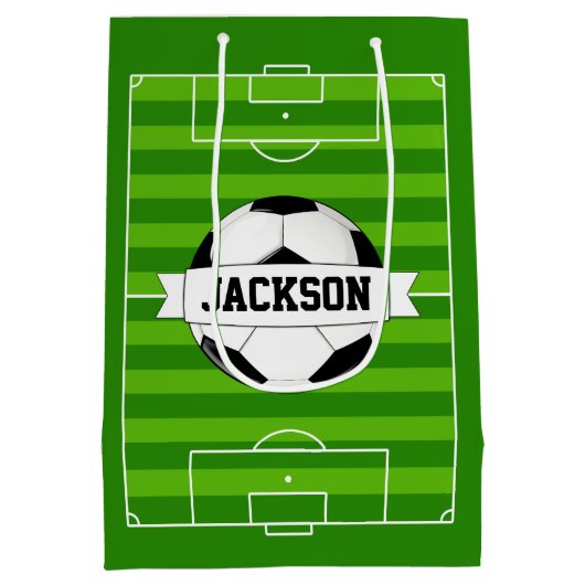 Benutzerdefinierter Player/Party für Teamname Mittlere Geschenktüte (Rückseite)