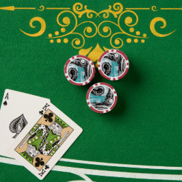 Benutzerdefinierter Pokerchip - Oberflächenstrom A Pokerchips