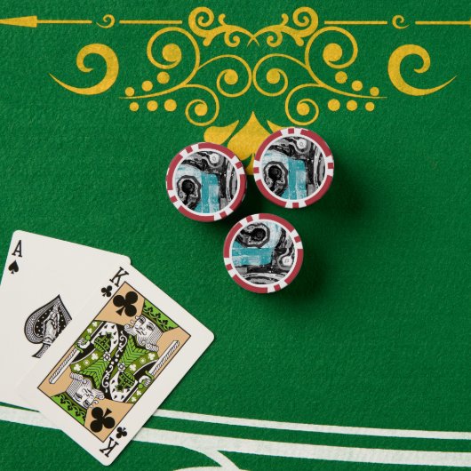 Benutzerdefinierter Pokerchip - Oberflächenstrom A Pokerchips (Pokertisch (Stapel))