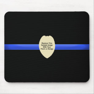 Benutzerdefinierter Polizeipflaster oder Abzeichen Mousepad