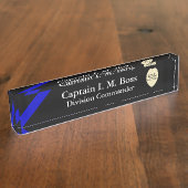 Benutzerdefinierter Polizeipflaster oder Abzeichen Namensplakette (Seite)