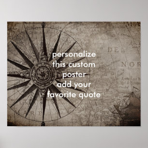benutzerdefinierter Poster zum Personalisieren mit