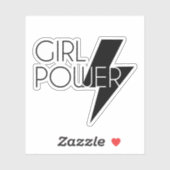 Benutzerdefinierter Power für Farbfilme Cooles sch Aufkleber (Blatt)