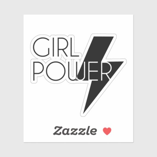 Benutzerdefinierter Power für Farbfilme Cooles sch Aufkleber (Blatt)