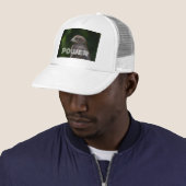 Benutzerdefinierter Power Text Monoton Schriftart  Truckerkappe (Beispiel)