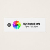 Benutzerdefinierter Preis-Tags Logo-Firmenname (Vorderseite)