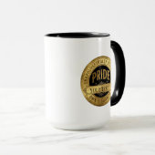 Benutzerdefinierter Pride Gold-Abzeichen - Persona Tasse (VorderseiteRechts)