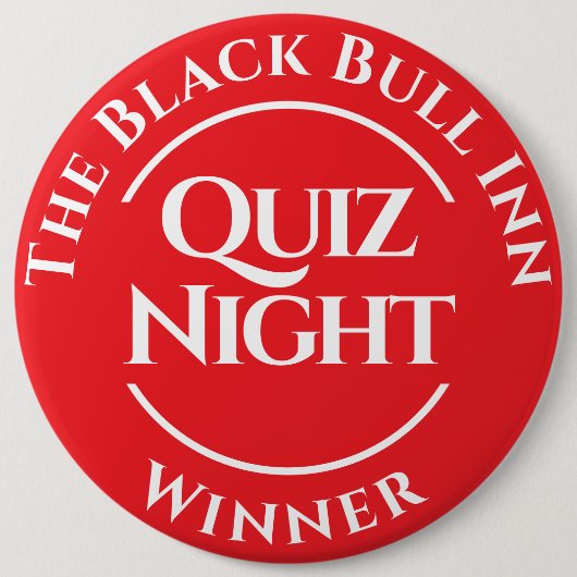 Benutzerdefinierter Pub-Quiz-Nacht-Sieger-Button-A Button (Vorderseite)