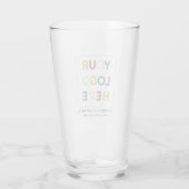 Benutzerdefinierter Punkt Glas (Rückseite)