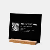 Benutzerdefinierter QR-Code & Bearbeitbarer Retro- Acrylschild (Winkel)