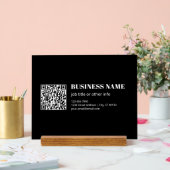 Benutzerdefinierter QR-Code & Bearbeitbarer Retro- Acrylschild (Hochzeit)