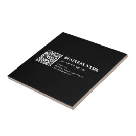 Benutzerdefinierter QR-Code & Bearbeitbarer Retro- Fliese