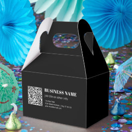 Benutzerdefinierter QR-Code & Bearbeitbarer Retro- Geschenkschachtel