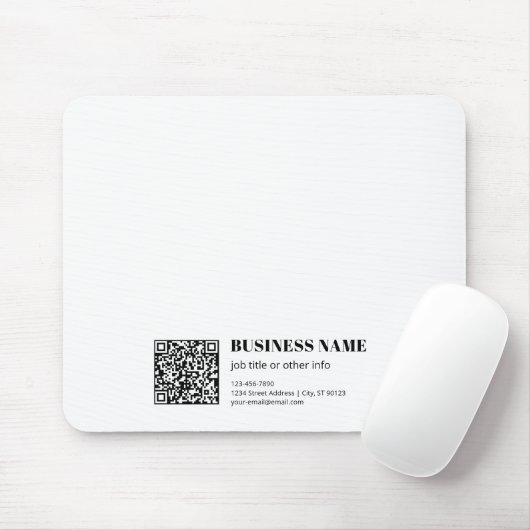 Benutzerdefinierter QR-Code & Bearbeitbarer Retro- Mousepad (Mit Mouse)
