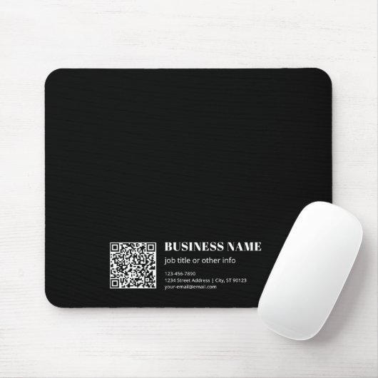 Benutzerdefinierter QR-Code & Bearbeitbarer Retro- Mousepad (Mit Mouse)