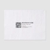 Benutzerdefinierter QR-Code & Bearbeitbarer Retro- Seidenpapier (Vorderseite)