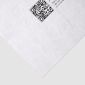 Benutzerdefinierter QR-Code & Bearbeitbarer Retro- Seidenpapier (Ausschnitt)