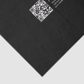 Benutzerdefinierter QR-Code & Bearbeitbarer Retro- Seidenpapier (Ausschnitt)