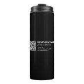Benutzerdefinierter QR-Code & Bearbeitbarer Retro- Thermosbecher (Vorderseite)