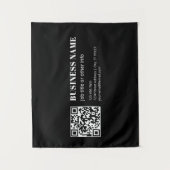 Benutzerdefinierter QR-Code & Bearbeitbarer Retro- Wandteppich (Vorderseite)
