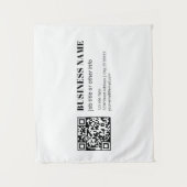 Benutzerdefinierter QR-Code & Bearbeitbarer Retro- Wandteppich (Vorderseite)