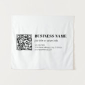 Benutzerdefinierter QR-Code & Bearbeitbarer Retro- Wandteppich (Vorderseite (Horizontal))