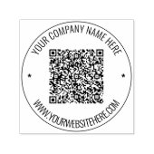Benutzerdefinierter QR-Code Benutzerdefinierte Bri Permastempel (Design)