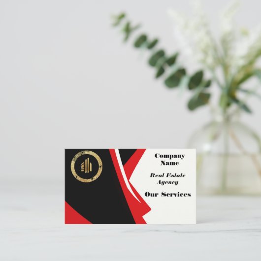 Benutzerdefinierter QR-Code beruflich Visitenkarte (Stehend Vorderseite)