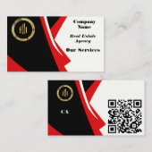 Benutzerdefinierter QR-Code beruflich Visitenkarte (Vorne/Hinten)