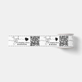 Benutzerdefinierter QR-Code Danke Kleinunternehmen Ripsband (Vorderseite)