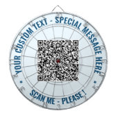 Benutzerdefinierter QR Code Dart Board Benutzerdef Dartscheibe (vorne)