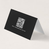 Benutzerdefinierter QR-Code der Polizeibehörde für Visitenkarten (Rückseite)