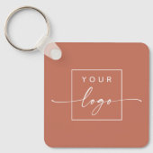 Benutzerdefinierter QR-Code Doppelseitiger Terrako Schlüsselanhänger (Vorderseite)