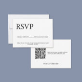 Benutzerdefinierter QR-Code E-Mail-UAWG Reserviert RSVP Karte