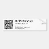 Benutzerdefinierter QR-Code & Editierbarer Retro-M Autoaufkleber (Vorne)