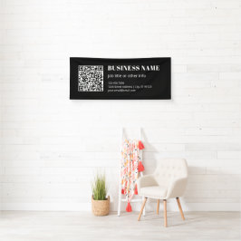 Benutzerdefinierter QR-Code & editierbarer retro-m Banner