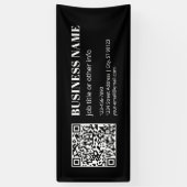 Benutzerdefinierter QR-Code & editierbarer retro-m Banner (Vertikal)