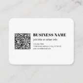Benutzerdefinierter QR-Code & editierbarer retro-m Begleitkarte (Vorderseite)
