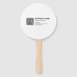 Benutzerdefinierter QR-Code & Editierbarer Retro-M Fächer