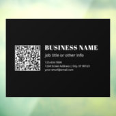 Benutzerdefinierter QR-Code & editierbarer retro-m Fensteraufkleber (Blatt 3)