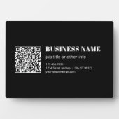 Benutzerdefinierter QR-Code & editierbarer retro-m Fotoplatte (Vorderseite)