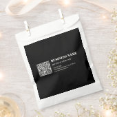 Benutzerdefinierter QR-Code & editierbarer retro-m Geschenktütchen (Ausgeschnitten)
