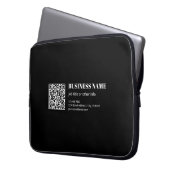 Benutzerdefinierter QR-Code & editierbarer retro-m Laptopschutzhülle (Vorderseite Links)